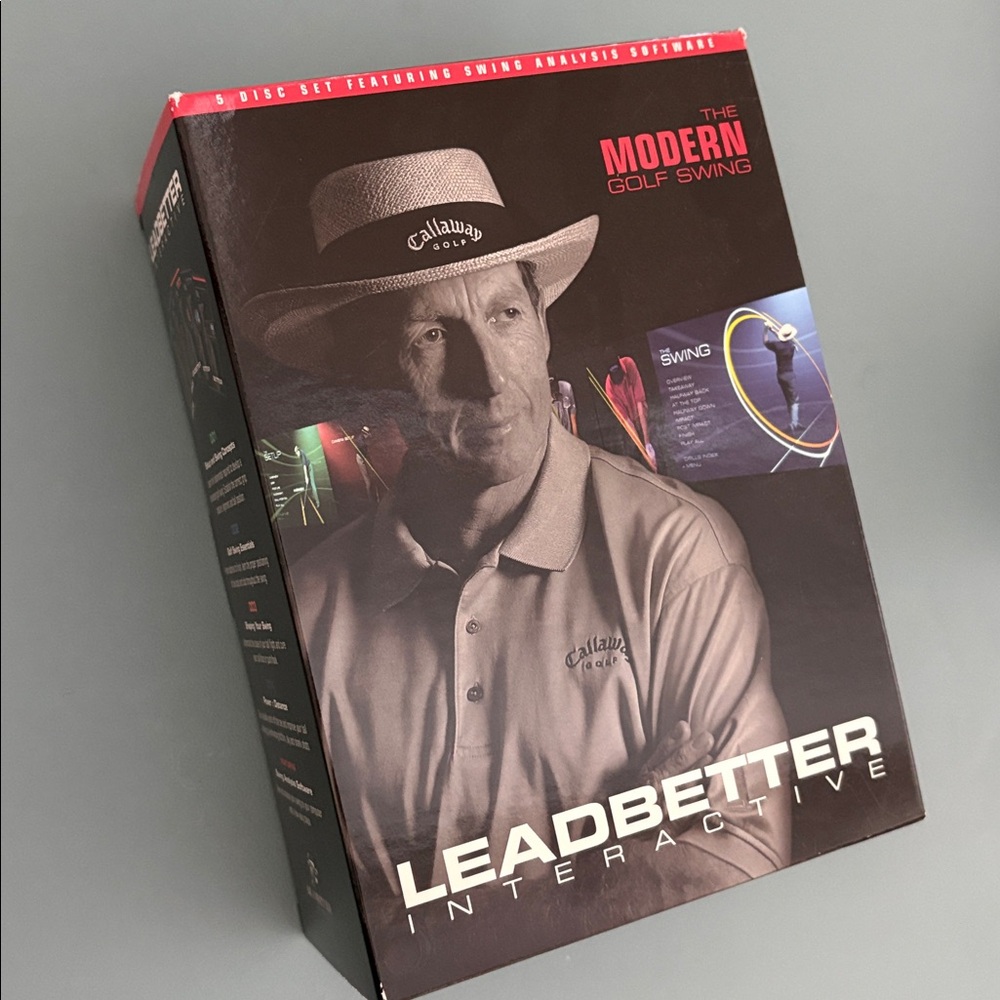 David Leadbetter Interactive Golf Instruction 5 Disc DVD Set